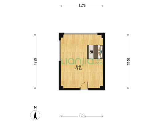 金融街 1室0厅0卫 48平方