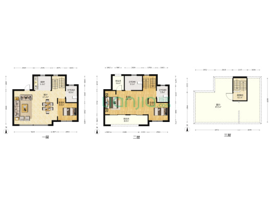 阳光城保亿翡丽云邸 3室1厅3卫 139平方