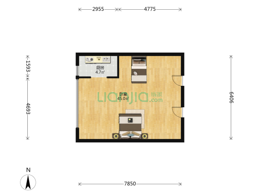 钰龙旭辉半岛MlNI 1室0厅0卫 73平方
