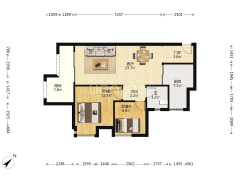 家装房9.9层新，房龄新，价格便宜-重庆新鸥鹏凤凰城二期B区户型图
