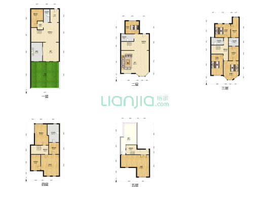中海半岛墅 5室2厅5卫 228平方