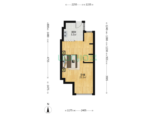 山河印象 1室0厅0卫 47平方