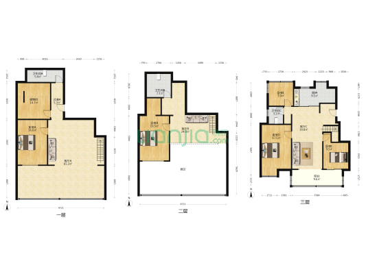 龙湖春江紫宸北区 5室3厅3卫 215平方