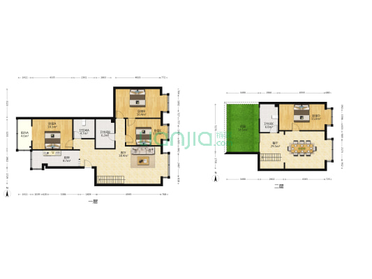 殷家沟 4室2厅3卫 172平方