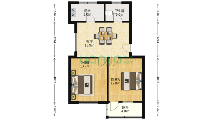 东园一村二手房实景图