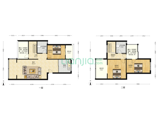 春晓华庭 3室1厅2卫 131平方
