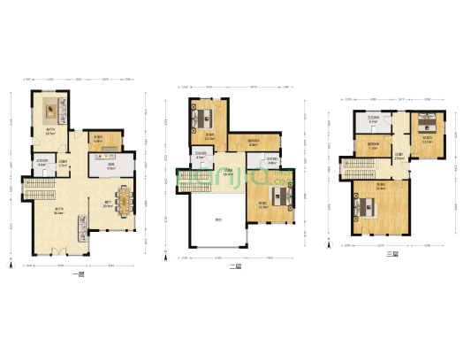 世茂康桥郡 5室3厅4卫 346平方