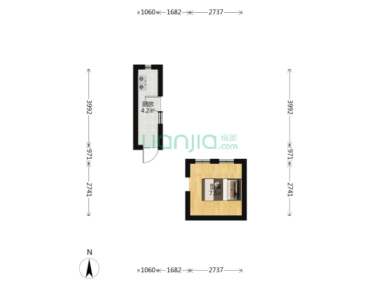 民主里 1室0厅0卫 10平方