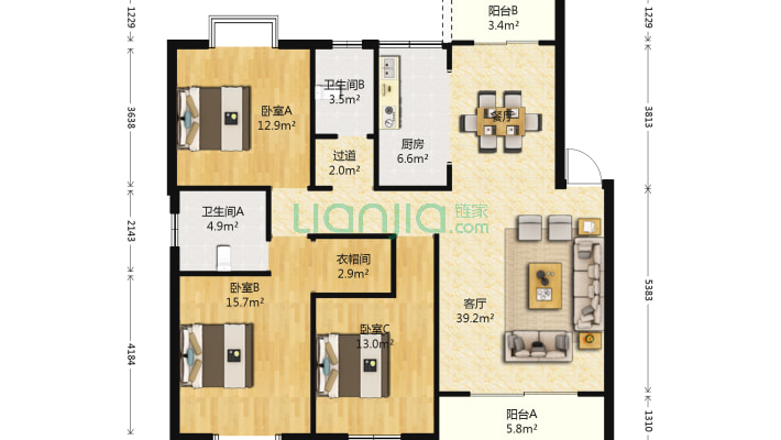 长水航城木棉苑二手房实景图