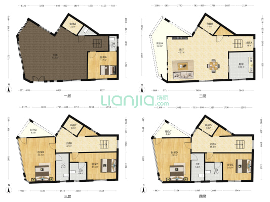 容桂单家红旗社区 5室1厅6卫 331平方