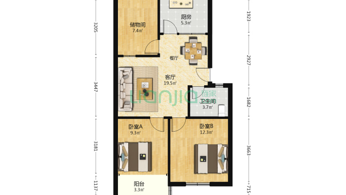 太平洋花苑二期二手房实景图