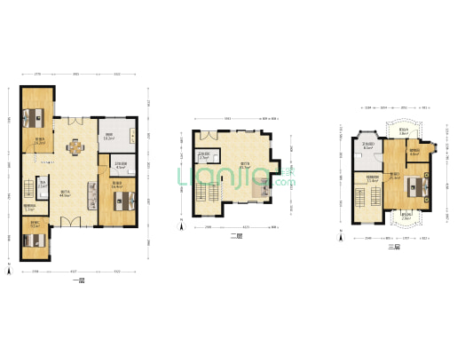 虹桥高尔夫别墅 4室2厅4卫 278平方