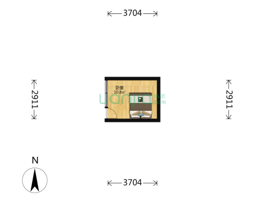 草厂六条 1室0厅0卫 14平方
