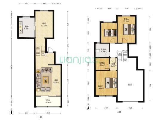 寿光中南城市金典 3室2厅1卫 151平方