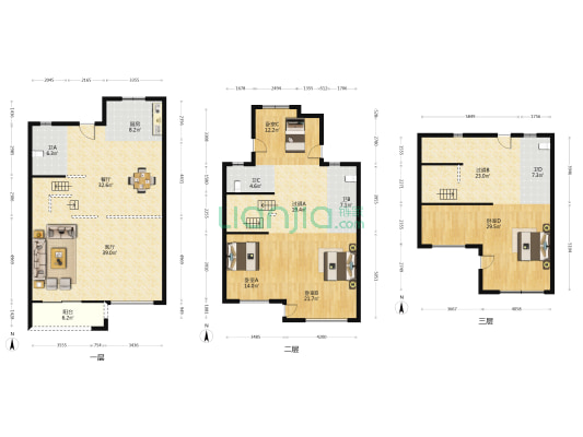 馥园 4室2厅4卫 355平方