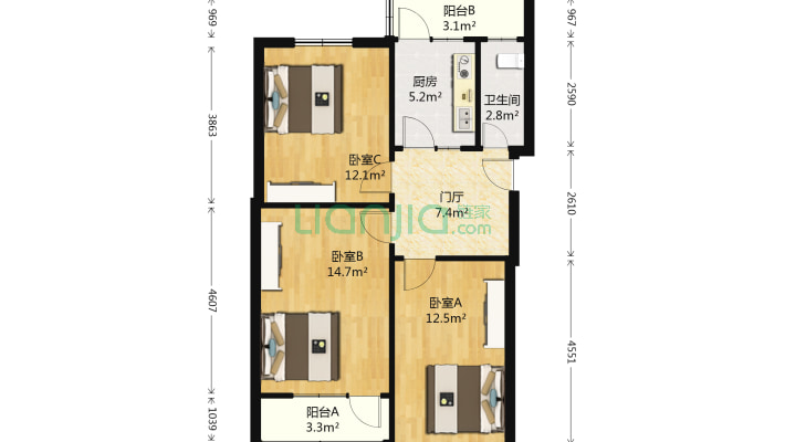 商水路小区二手房实景图