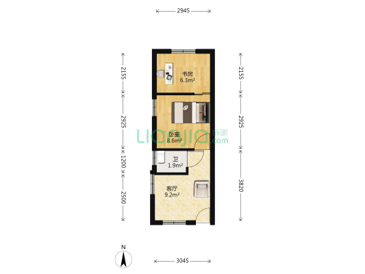 兵营巷72弄 2室1厅1卫 35平方