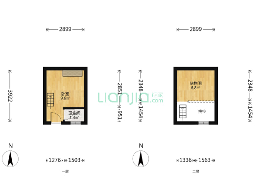 中市街 1室0厅1卫 40平方