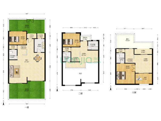 龙湖西宸原著四五组团 4室1厅4卫 293平方