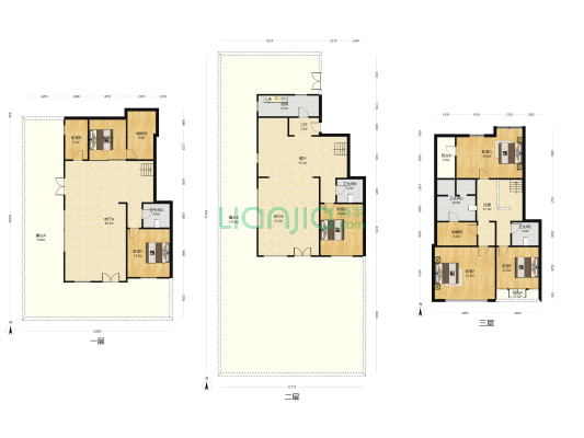 鸿坤理想湾下叠别墅，精装修，满五不唯一，诚意出售-户型图
