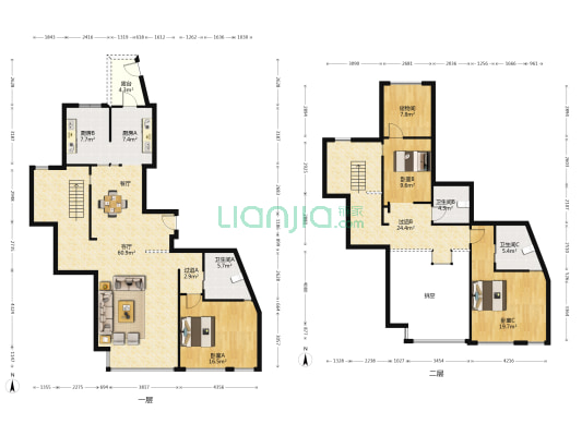 融创181 3室1厅3卫 265平方