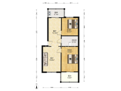 双语*房，低单价，中等装修，房本满五，配贷款-涿州东兴小区(涿州)户型图