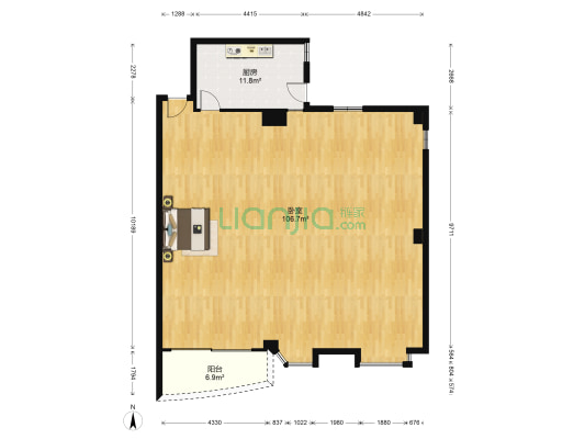 芷兰苑 1室0厅0卫 135平方