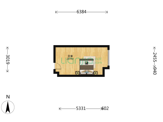 万朵城 1室0厅0卫 32平方