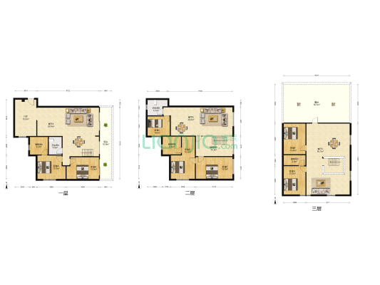 万高都市欣城 7室3厅2卫 336平方