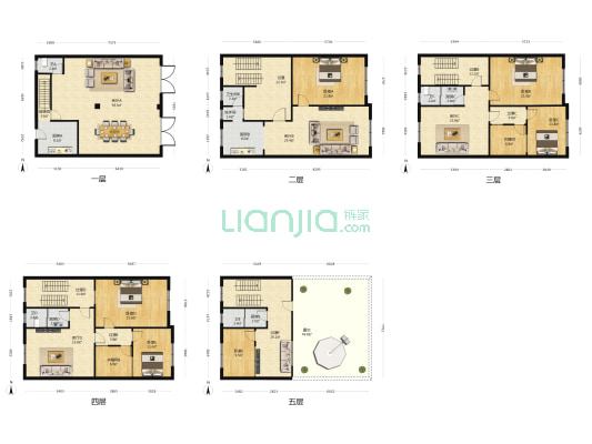 徐屋南小区 6室4厅6卫 450平方