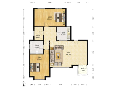鸿坤洋房精装修　洋房三居　改善优选-涿州鸿坤理想湾北区户型图