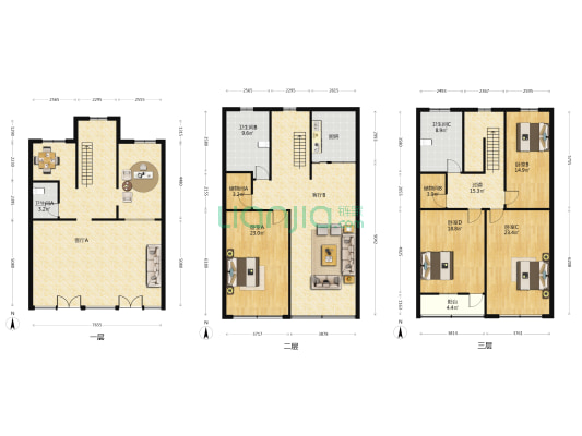 新市二街 4室2厅3卫 240平方