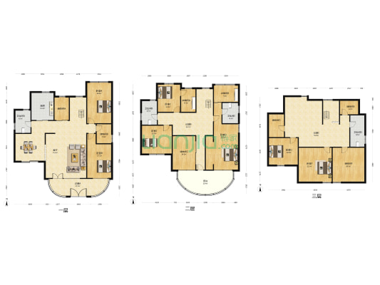 峰水佳苑 7室1厅4卫 384平方