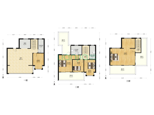 交投海上星辰 5室1厅3卫 169平方