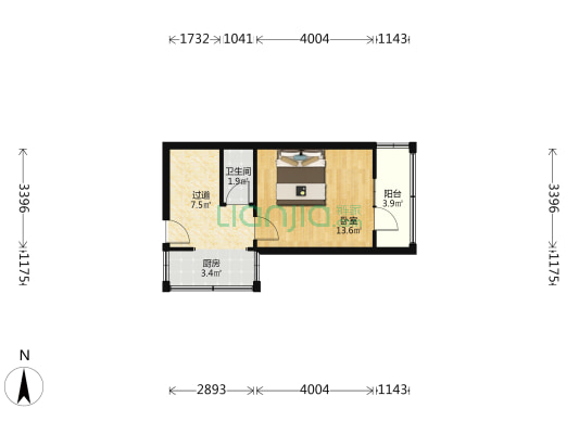 永年村61组 1室0厅1卫 31平方