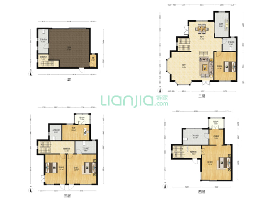 城市经典(一期)(别墅) 5室2厅5卫 316平方