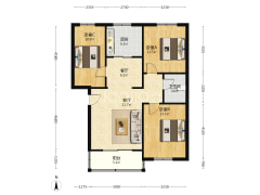 开发区政法街南北两居，房本满五不唯一。-涿州怡海嘉园户型图