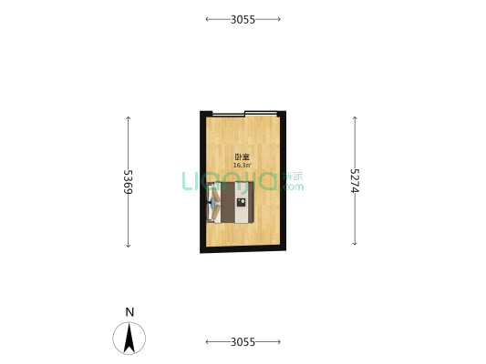 中华路 1室0厅0卫 20平方