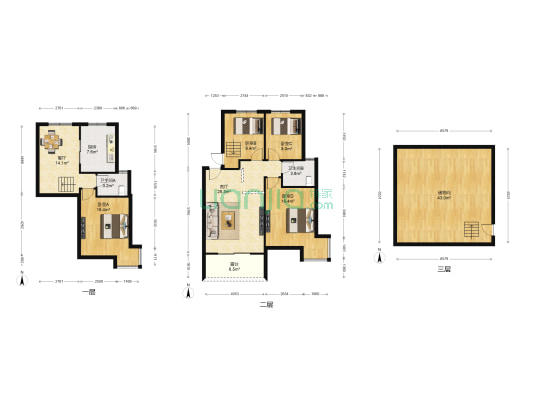 沿海丽水佳园 4室2厅2卫 129平方