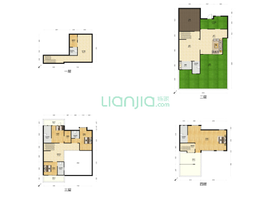 瑞升橄榄山 4室2厅6卫 331平方