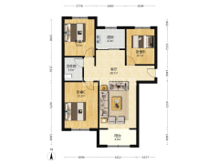 北边是钻石购物广场，影院，小区楼下自带底商-涿州鹏渤印象城牛津花园户型图