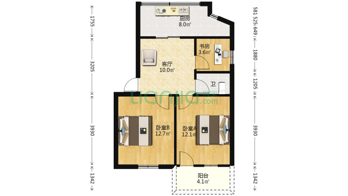 变压器厂宿舍二手房实景图
