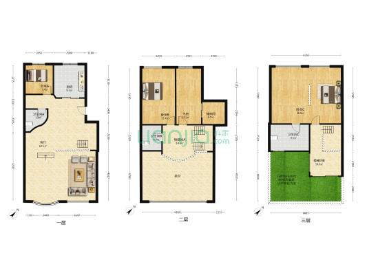 群星花园 4室1厅3卫 236平方