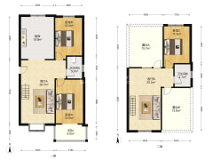 蓝天美林湾 3室2厅 南 北-涿州蓝天美林湾户型图