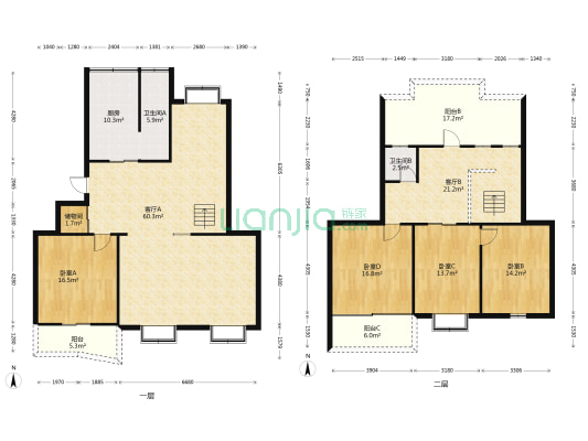 弘信花园北区 4室2厅2卫 205平方