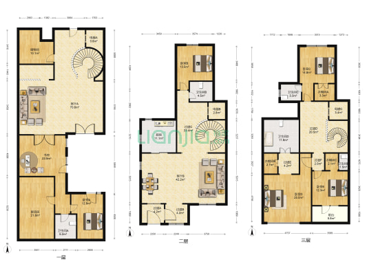 中建大公馆 6室2厅5卫 428平方