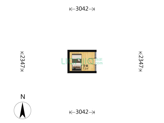 贯通巷胡同 1室0厅0卫 9平方