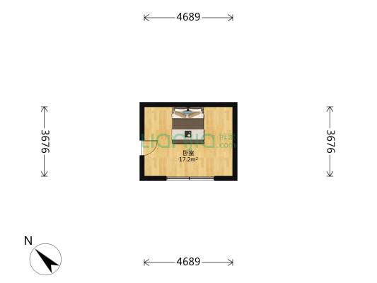 三多里 1室0厅0卫 19平方