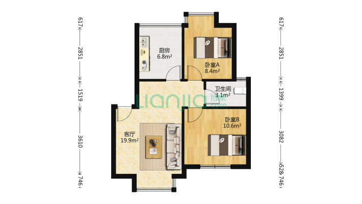 高滩安置小区二手房实景图
