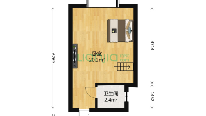 斯壮大厦1+1海景公寓二手房实景图